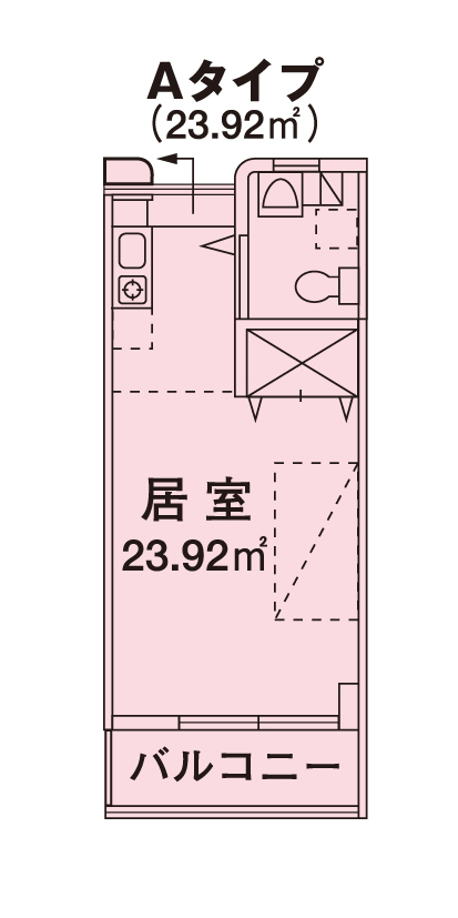 ROOM TYPE A 間取り図