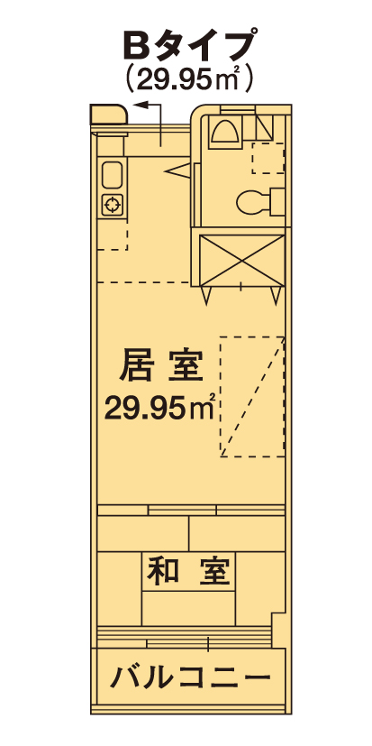 ROOM TYPE B 間取り図